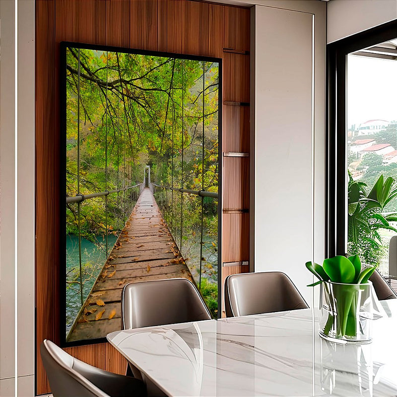 Quadro Decorativo Ponte Da Natureza