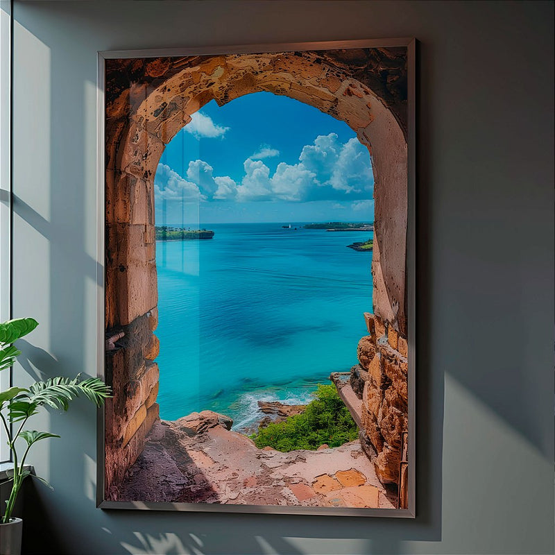 Quadro Decorativo Paraíso Natural
