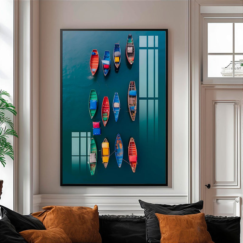 Quadro Decorativo Arte Sinfonia Náutica