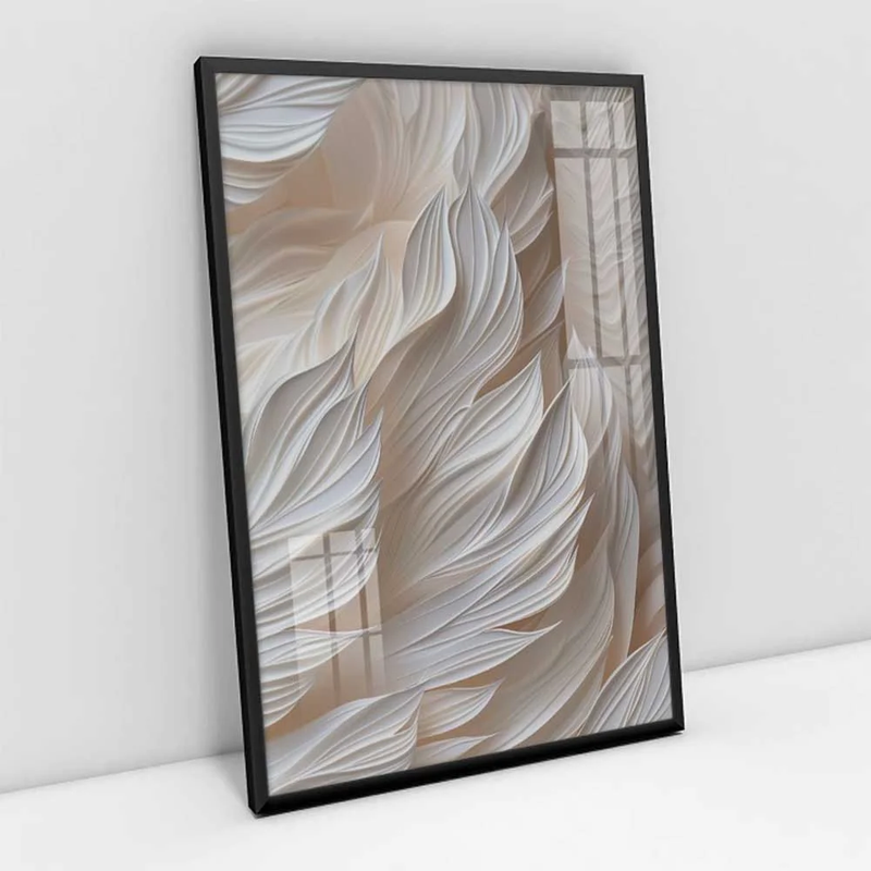 Quadro Decorativo Leve Como Plumas