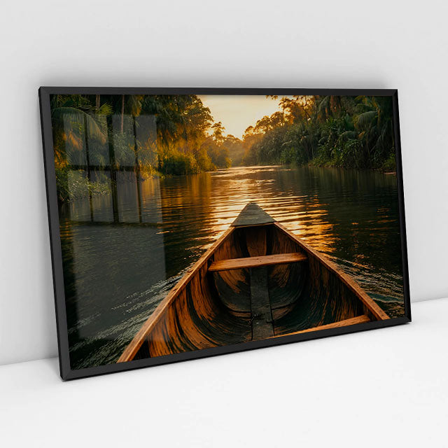 Quadro Decorativo Arte Horizonte Amazônico