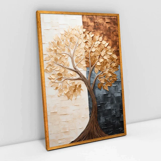 Quadro Decorativo Arvore da Vida  Pintura