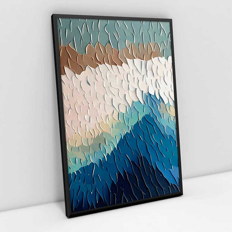 Quadro Decorativo Abstrato Matizes em Movimento