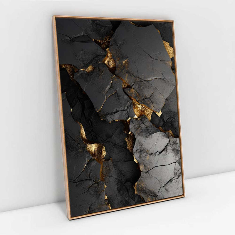 Quadro Decorativo Abstrato Black