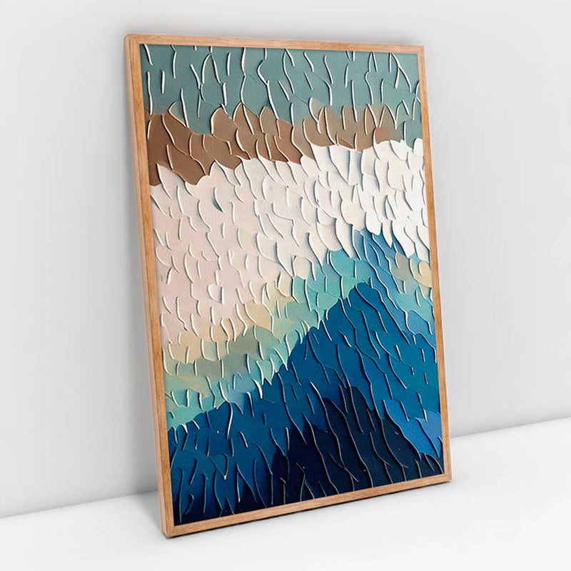 Quadro Decorativo Abstrato Matizes em Movimento