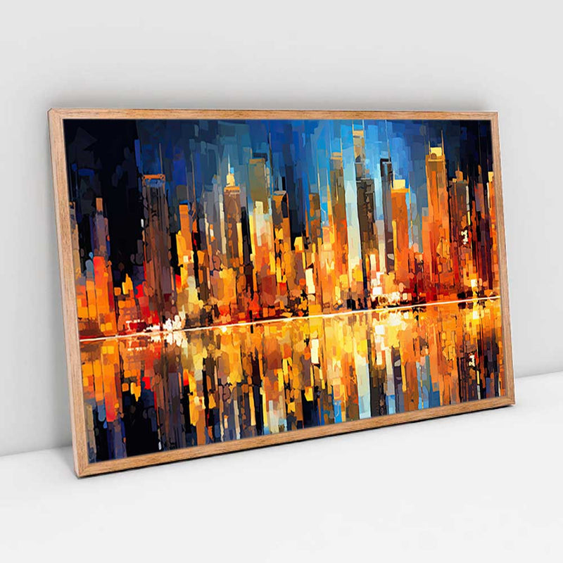 Quadro Decorativo Abstrato Urbano