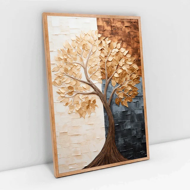 Quadro Decorativo Arvore da Vida  Pintura