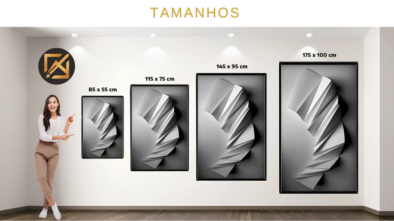 Quadro Decorativo Cofre Gold