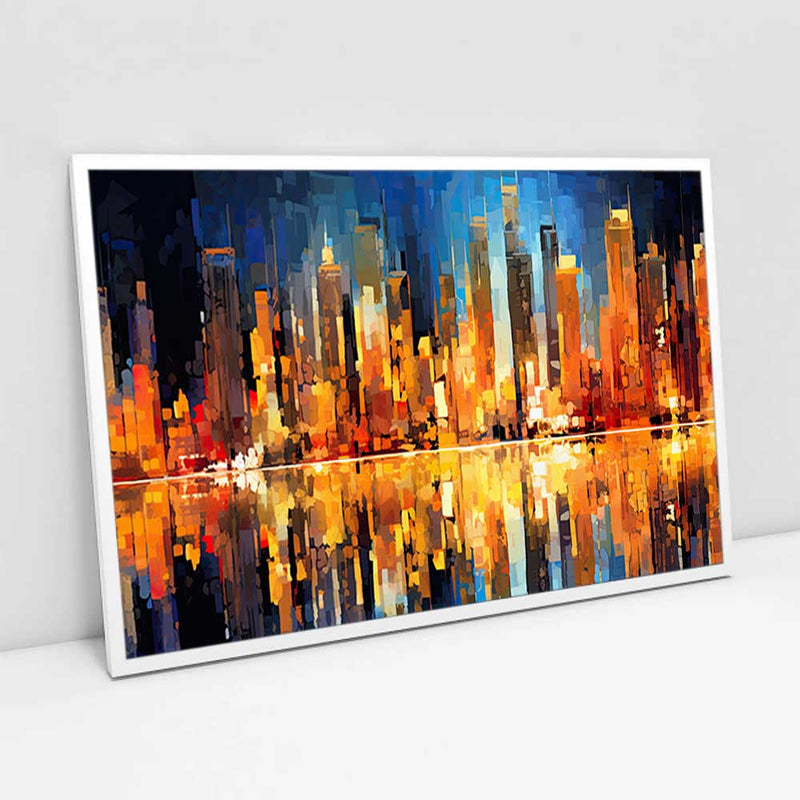 Quadro Decorativo Abstrato Urbano