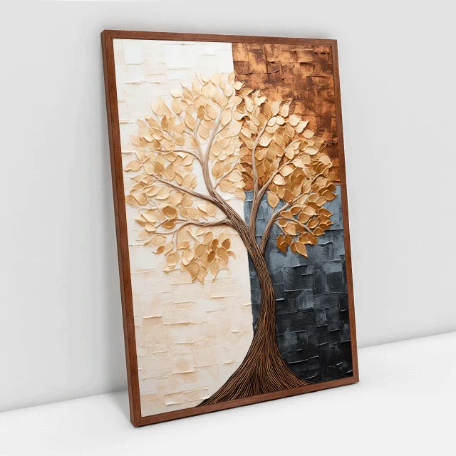 Quadro Decorativo Arvore da Vida  Pintura