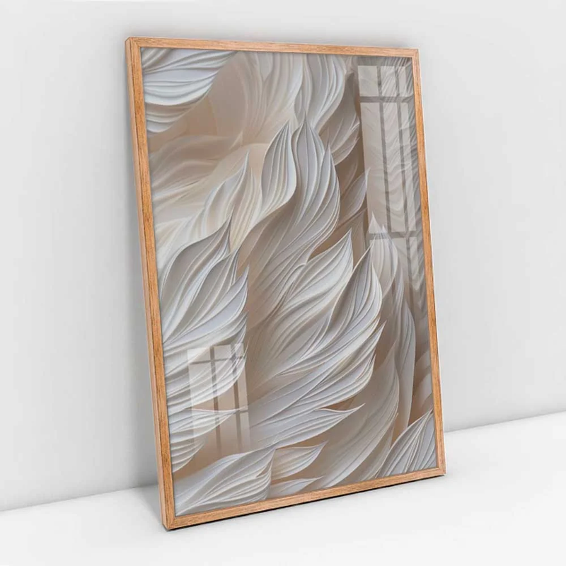 Quadro Decorativo Leve Como Plumas