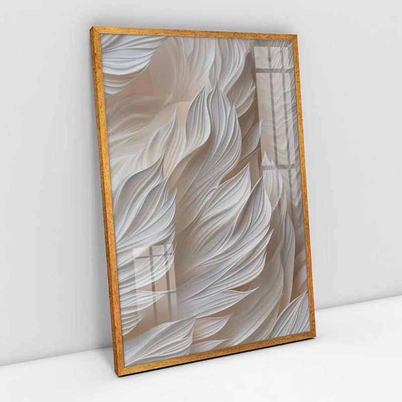 Quadro Decorativo Leve Como Plumas