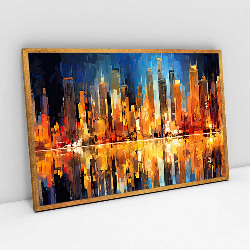 Quadro Decorativo Abstrato Urbano
