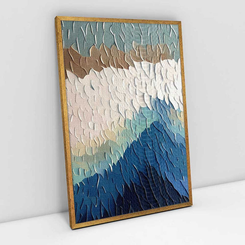 Quadro Decorativo Abstrato Matizes em Movimento
