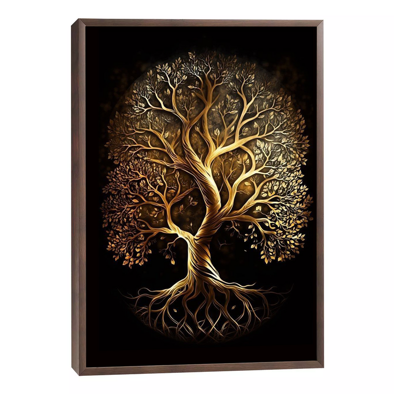 Quadro Decorativo Árvore da Vida Gold