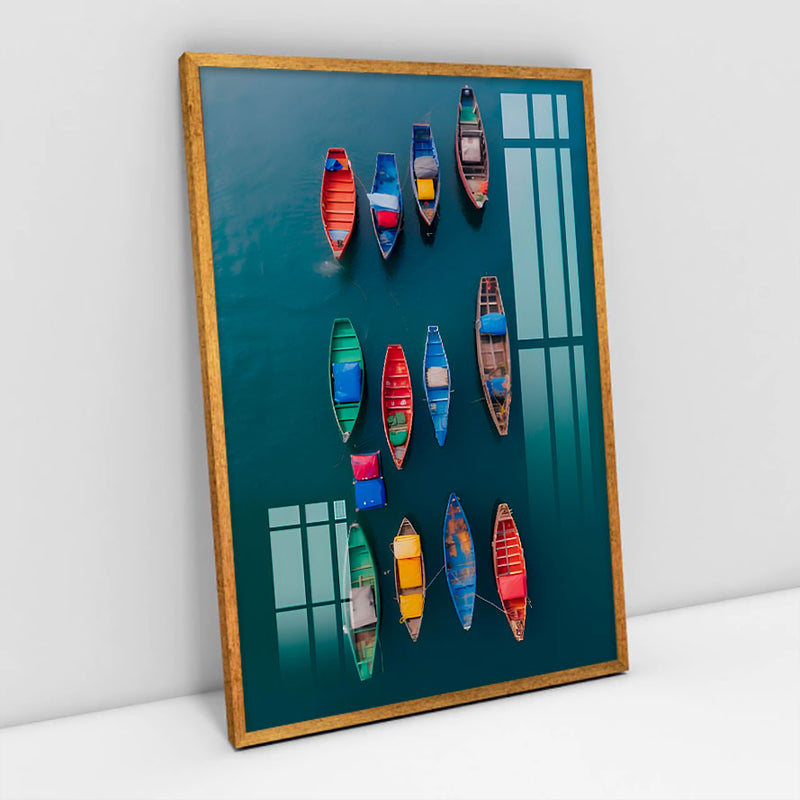 Quadro Decorativo Arte Sinfonia Náutica