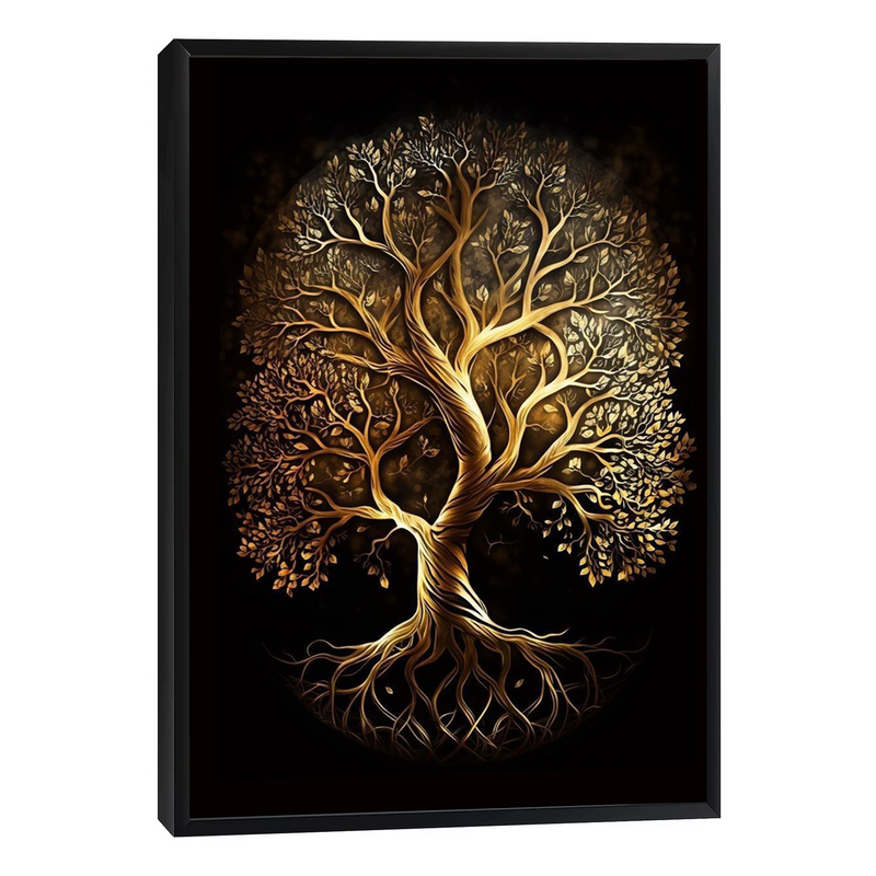 Quadro Decorativo Árvore da Vida Gold