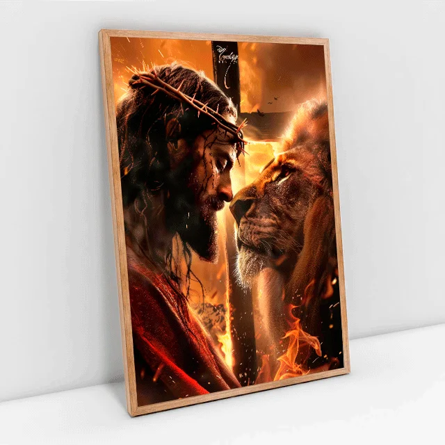Quadro Decorativo  Leão De Judá