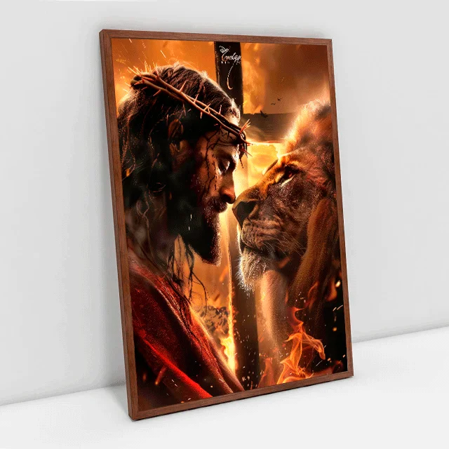 Quadro Decorativo  Leão De Judá