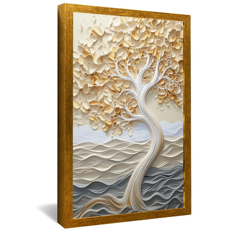 Quadro Decorativo Árvore da Vida White Lite