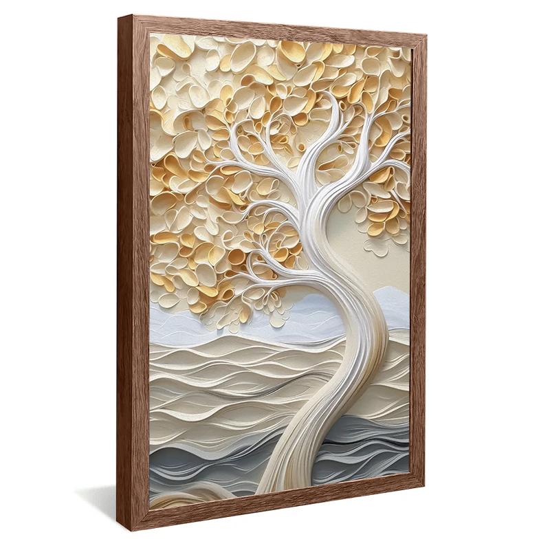 Quadro Decorativo Árvore da Vida White Lite