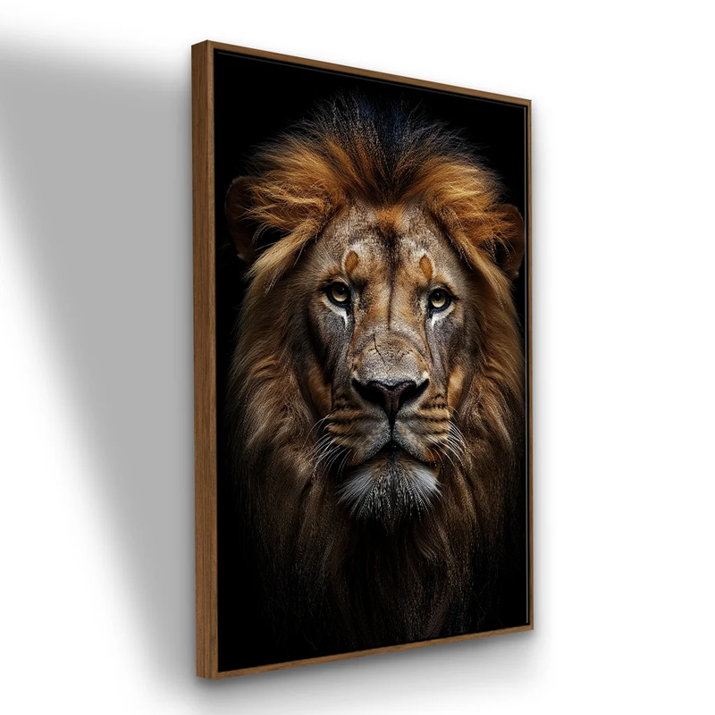 Quadro Decorativo Leão Majestoso