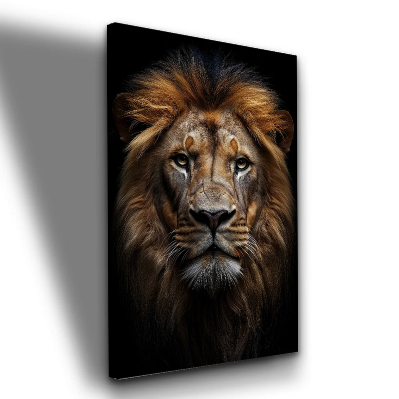 Quadro Decorativo Leão Majestoso