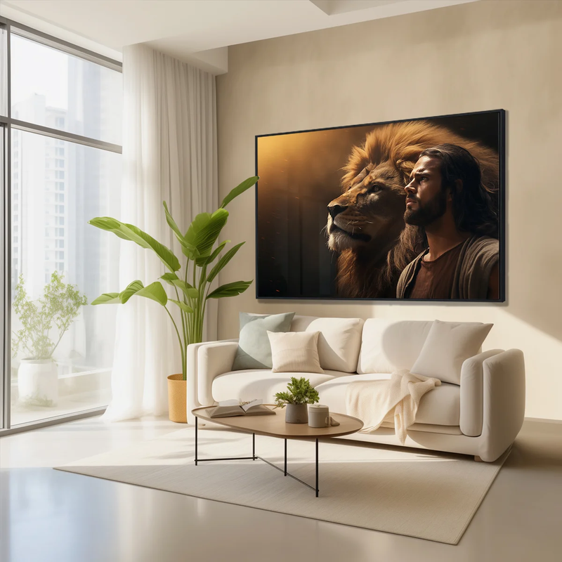 Quadro Decorativo A Majestade e o Leão