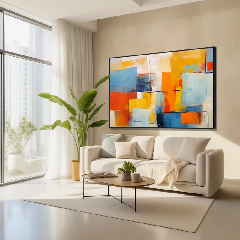 Quadro Decorativo Mosaico Urbano