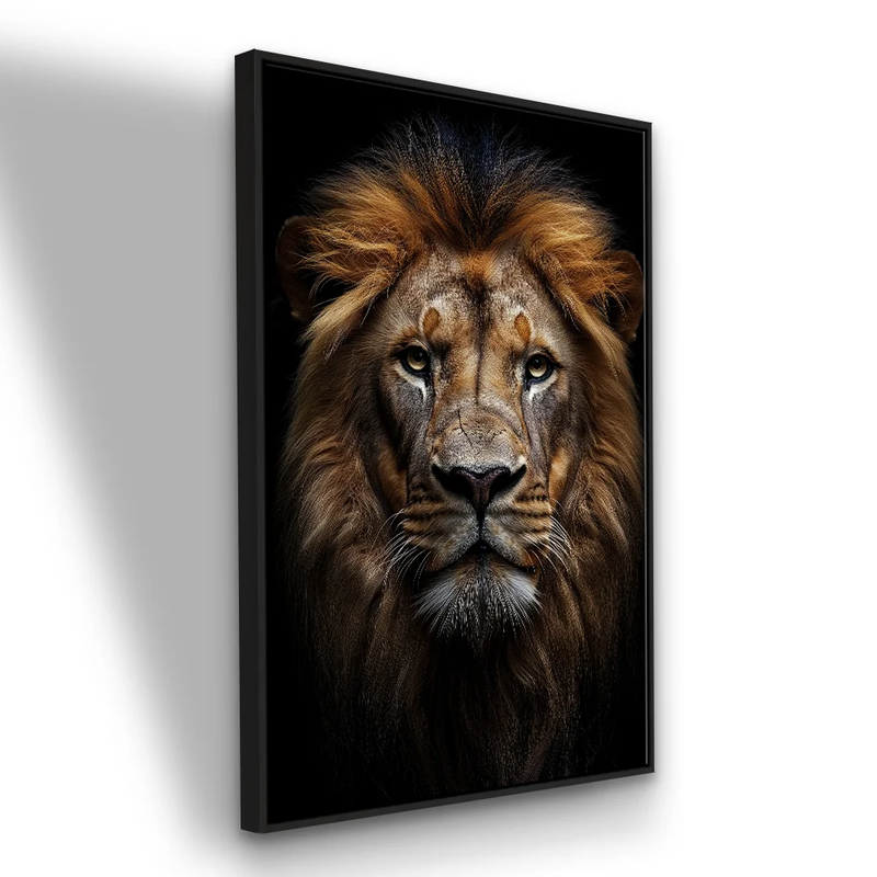Quadro Decorativo Leão Majestoso