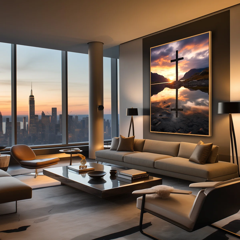 Quadro Decorativo Redenção nas Águas