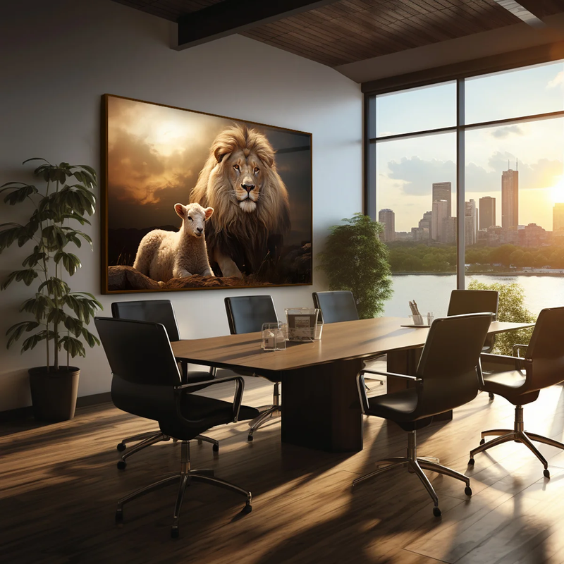 Quadro Decorativo O Mestre e o Discípulo
