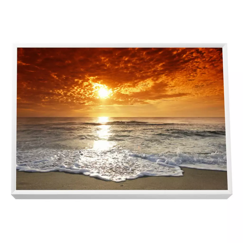 Quadro Decorativo Nascer do Sol Praia