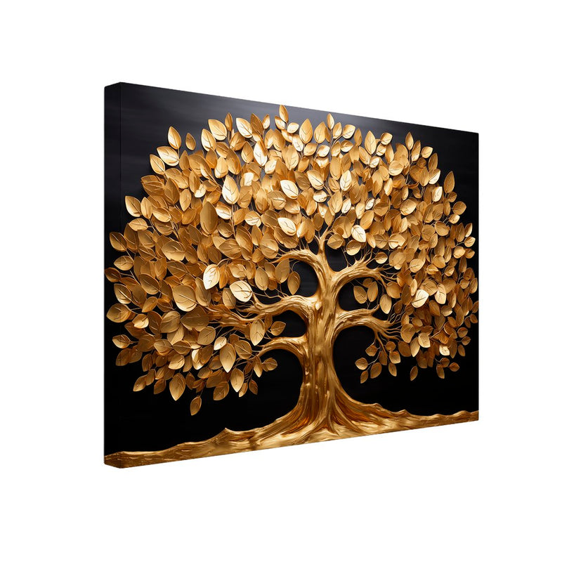 Quadro Decorativo Árvore da Vida Gold 2