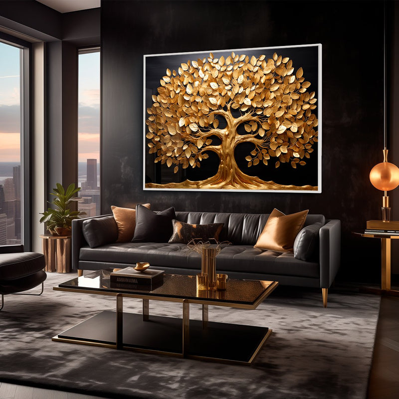 Quadro Decorativo Árvore da Vida Gold 2