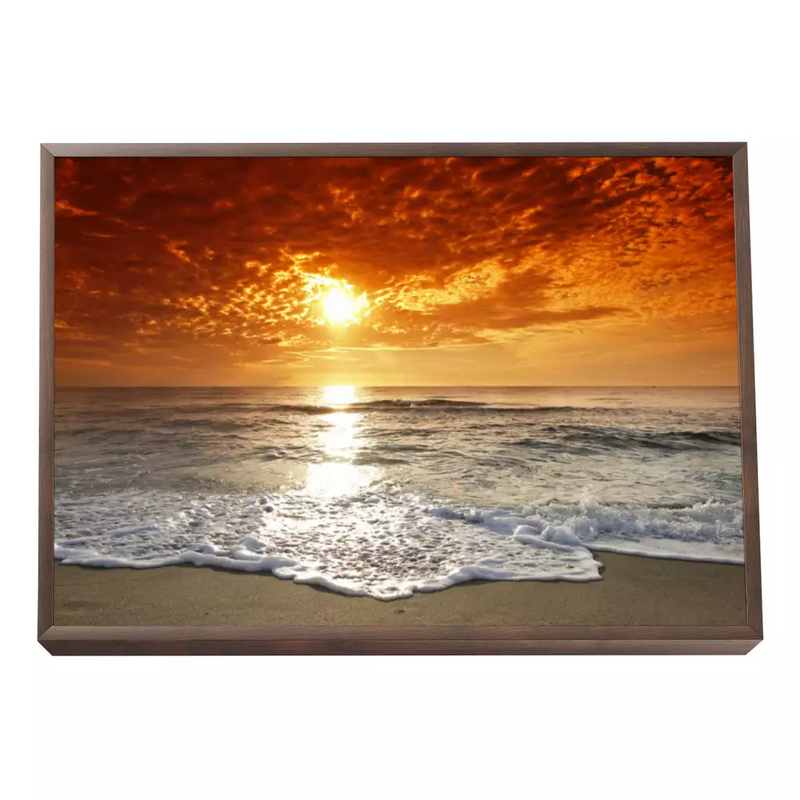 Quadro Decorativo Nascer do Sol Praia