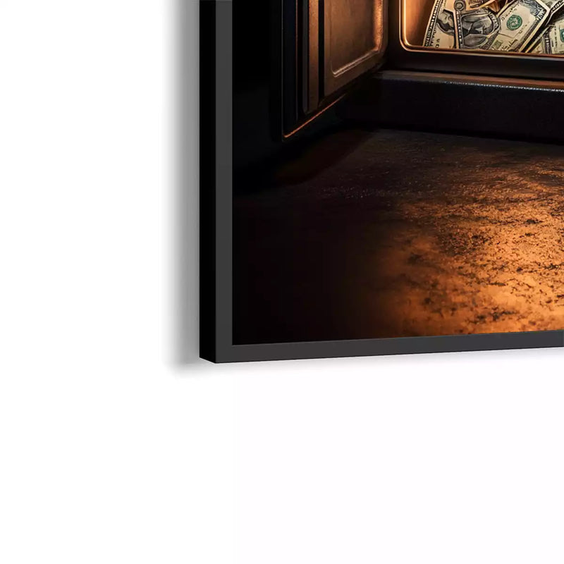 Quadro Decorativo Cofre Fortuna