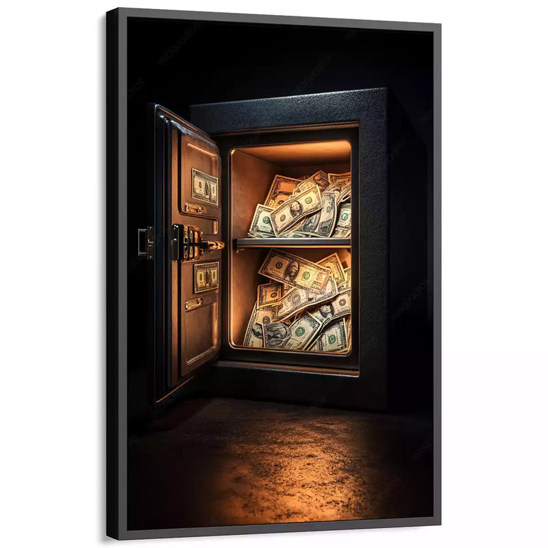 Quadro Decorativo Cofre Fortuna