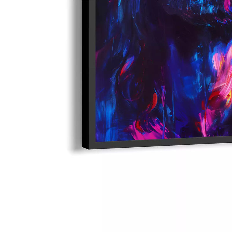 Quadro Decorativo Jesus em Oração Profunda em Formas Geométricas