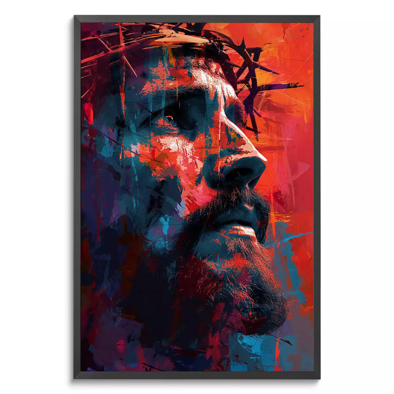 Quadro Decorativo Jesus Na Intensa Luz da Redenção Divina